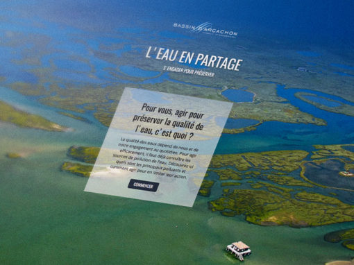 Site de sensibilisation « L’eau en partage »