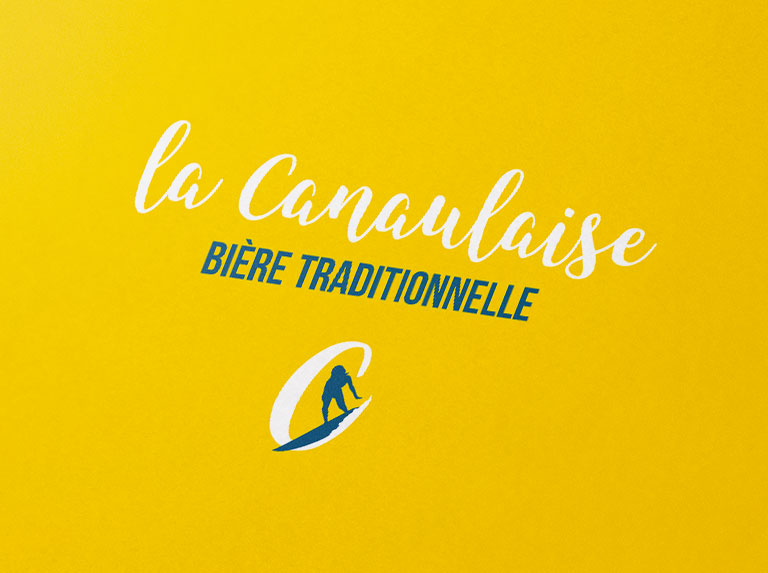 Logo et illustrations pour les Bières la Canaulaise