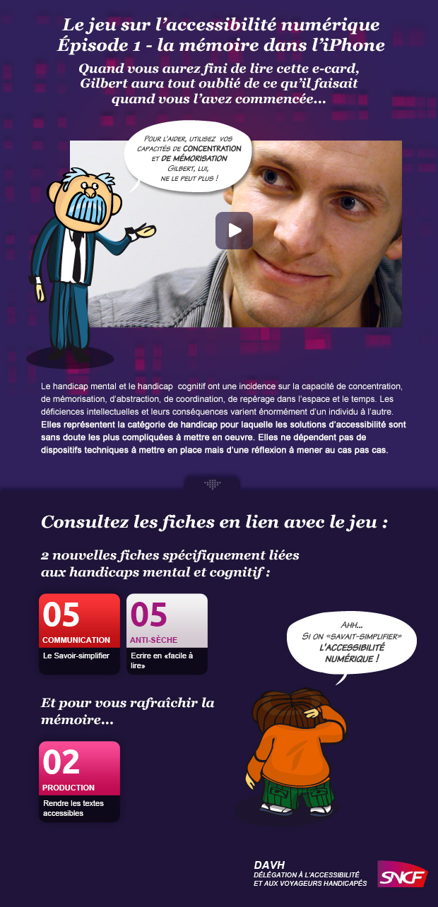 Campagne de communication pour la SNCF - e-mailing